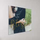 Blessed Whimsical script Folie Afdrukken (Laagn)