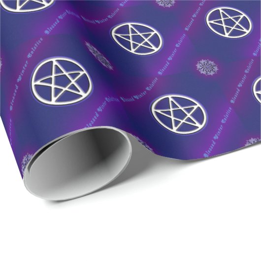 Blessed Winter Solstice Cadeaupapier (Rol Hoek)