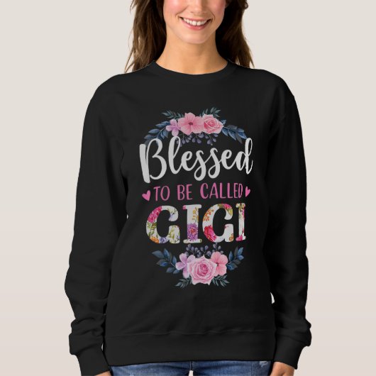 Blessed wordt Gigi Moederdag genoemd Trui (Voorkant)