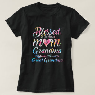 Blessed wordt grootma grootmoeder genoemd t-shirt