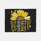 Blessed wordt grootmoeder grootma grootma Mot geno Fleece Deken (Voorkant (Horizontaal))