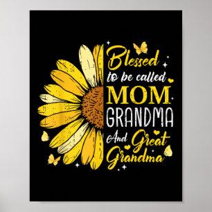 Blessed wordt grootmoeder grootma grootma Mot geno Poster