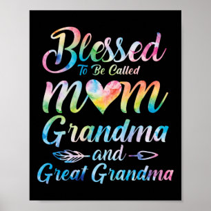 Blessed wordt grootmoeder grootma grootma Mot geno Poster