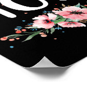 Blessed wordt mama Moederdag Love Family genoemd Poster (Hoek)