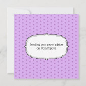 Blessed Yom Kippur Flat Kaart (Achterkant)