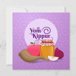 Blessed Yom Kippur Flat Kaart