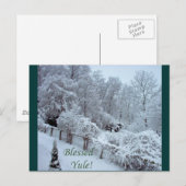Blessed Yule Briefkaart (Voorkant / Achterkant)