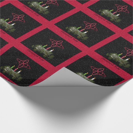 Blessed Yule Cadeaupapier (Hoek)