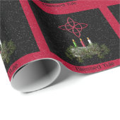 Blessed Yule Cadeaupapier (Rol Hoek)