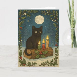 Blessed Yule Feestdagen Kaart