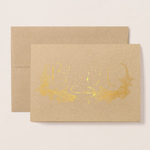 Blessed Yule Folie Kaarten