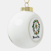 Blessed Yule Norse Pagan Ornaments Keramische Bal Ornament (Links)