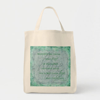 Blessed zijn degenen die vertrouwen in de Lord Can Tote Bag