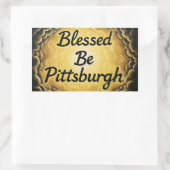 BlessedBePittsburgh Rechthoekige Sticker (Tas)