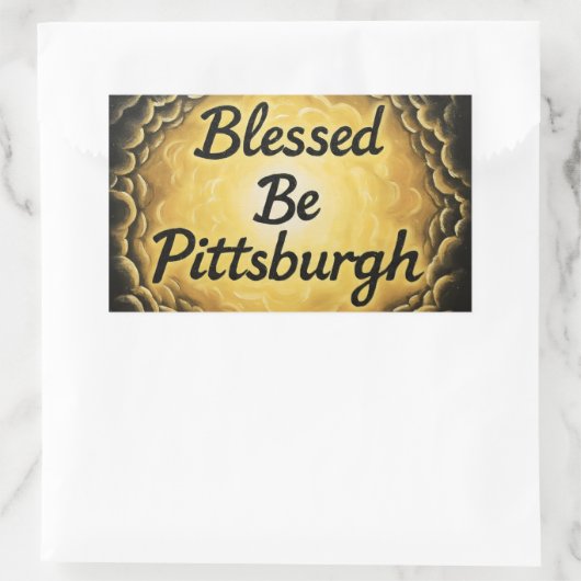 BlessedBePittsburgh Rechthoekige Sticker (Tas)
