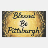 BlessedBePittsburgh Rechthoekige Sticker (Voorkant)
