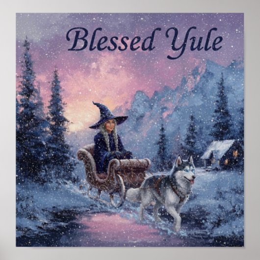 BlessedYuleHeks Poster (Voorkant)