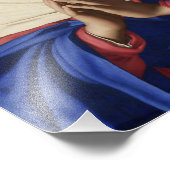 BLESSEN VIRGIN MARY SACRED AFBEELDING FOTO AFDRUK (Hoek)