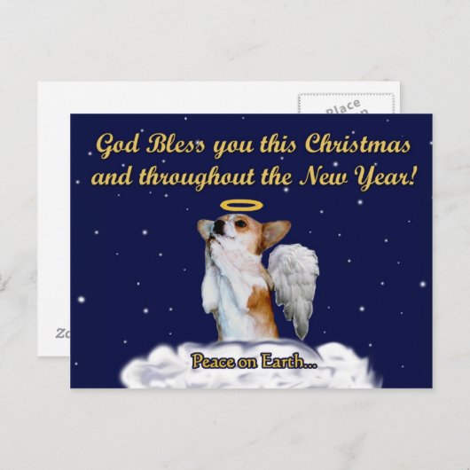 Blessenaar Dott Angel Night Briefkaart (Voorkant / Achterkant)