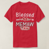 Blessenaar Mam Life Cute Floral Flower Mothers T-shirt (Design voorkant)