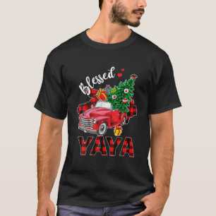 Blessenaar Yaya Red Truck Xmas - serie die overeen T-shirt