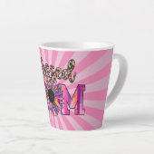 Blessenroze mam Floral Modern Latte Mok (Rechterhoek)