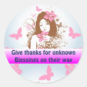 BLESSENTIËLE RONDE STICKER