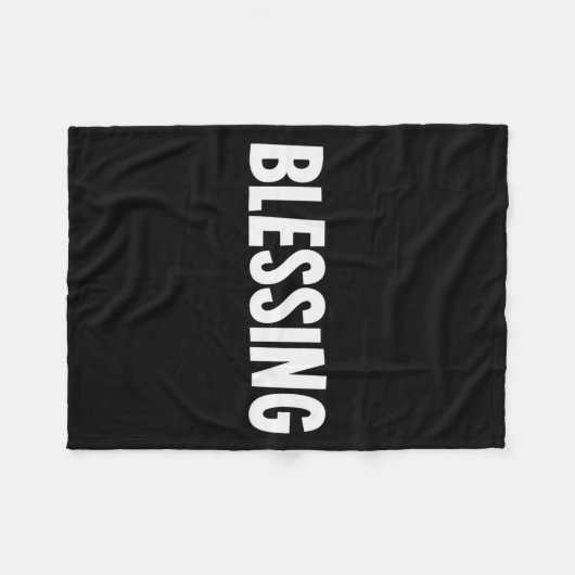 Blessing In Disguise Funny Halloween Costume Idea  Fleece Deken (Voorkant (Horizontaal))
