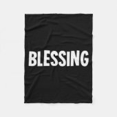 Blessing In Disguise Funny Halloween Costume Idea  Fleece Deken (Voorkant)