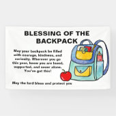 Blessing of the Backpacks Banner | Courage, (Horizontaal)