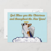 Blessing Prayer Dott Angel Briefkaart (Voorkant / Achterkant)