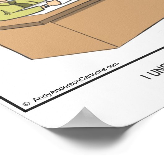 Blessing project cartoon gepersonaliseerd poster (Hoek)