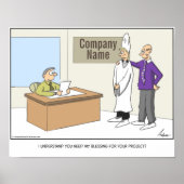 Blessing project cartoon gepersonaliseerd poster (Voorkant)