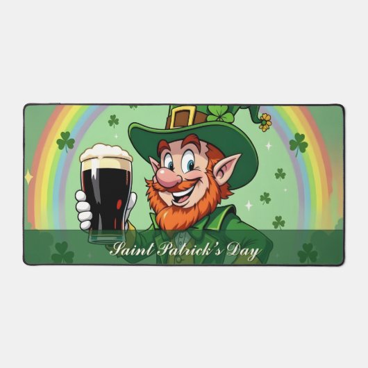 Blessing van de kabouter onder de regenboog bureaumat (Voorkant)