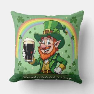 Blessing van de Leprechaun onder de Regenboog Kussen