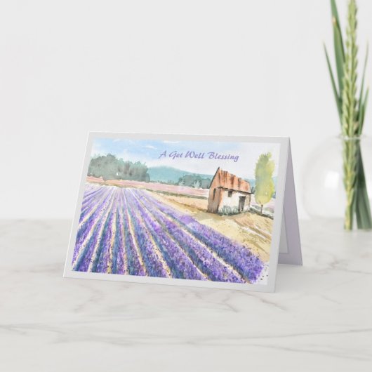 Blessingen voor een spoedig herstel kaart (Voorkant)