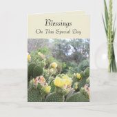 Blessings Adult Baptism Kaart (Voorkant)