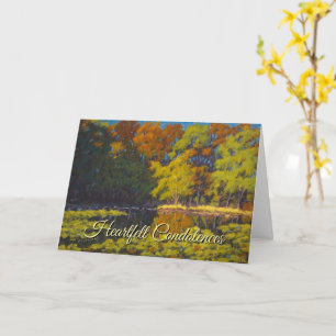 Blessings and Prayers Memorial Sympathy Card Kaart