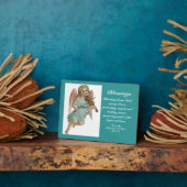 Blessings Angel Poetry Plaque Fotoplaat (Zijkant)