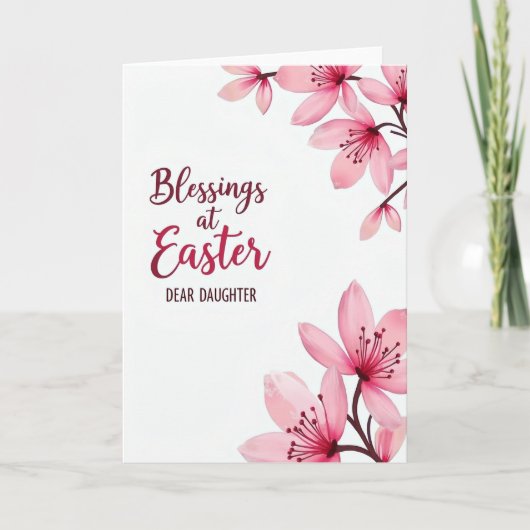 Blessings At Easter Daughter Card Kaart (Voorkant)
