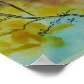 Blessings Autumn Waterverf Poster (Hoek)