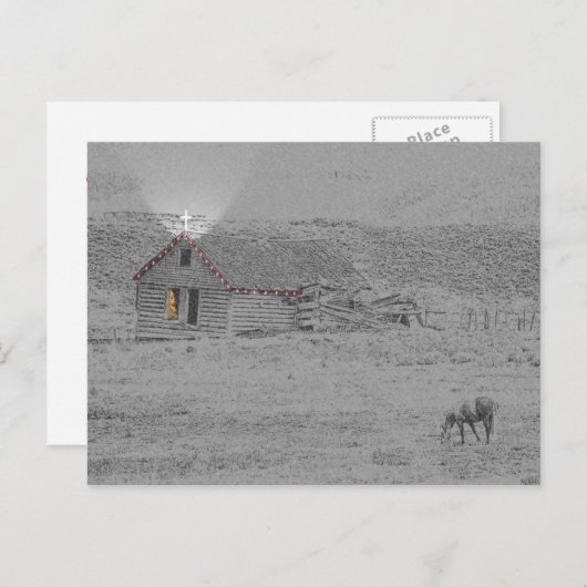 Blessings Christmas Kaart (Voorkant / Achterkant)