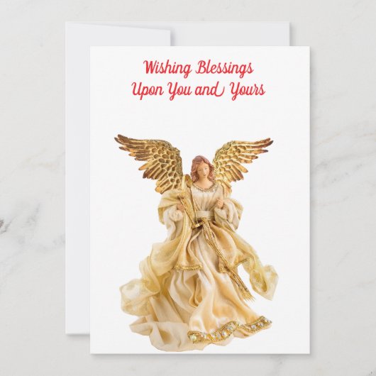 Blessings Christmas Kaart (Voorkant)