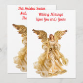 Blessings Christmas Kaart (Voorkant / Achterkant)