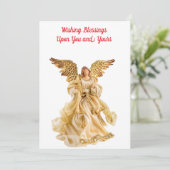 Blessings Christmas Kaart (Staand voorkant)