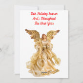 Blessings Christmas Kaart (Achterkant)