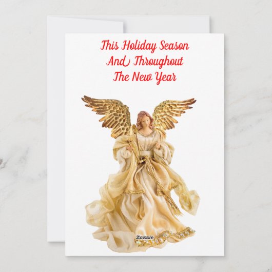 Blessings Christmas Kaart (Achterkant)