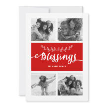 Blessings Collage | Holiday Photo Card