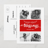 Blessings Collage | Vakantiefoto Briefkaart (Voorkant / Achterkant)