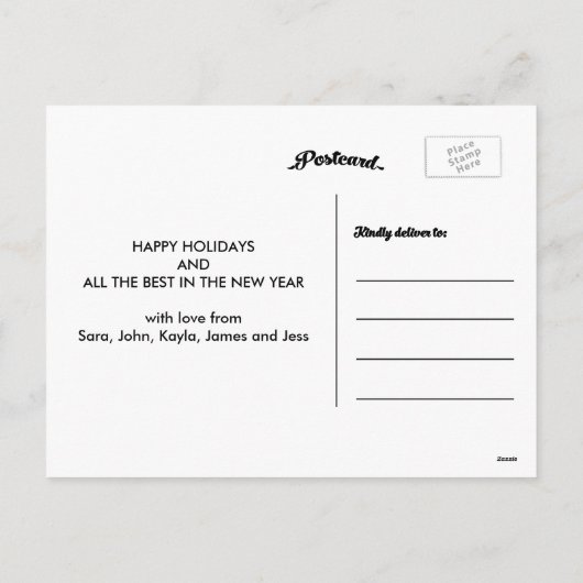 Blessings Collage | Vakantiefoto Briefkaart (Achterkant)